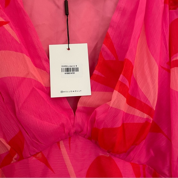 HELLO MOLLY LUXE BOAT PARTY MINI DRESS PINK SIZE 6 - Picture 9 of 11